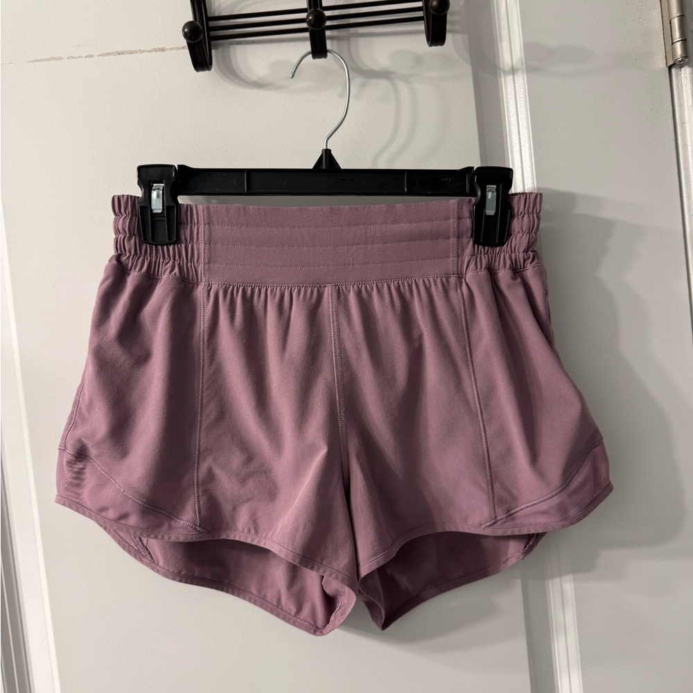 Lululemon Lavender Hotty Hot Shorts size 6